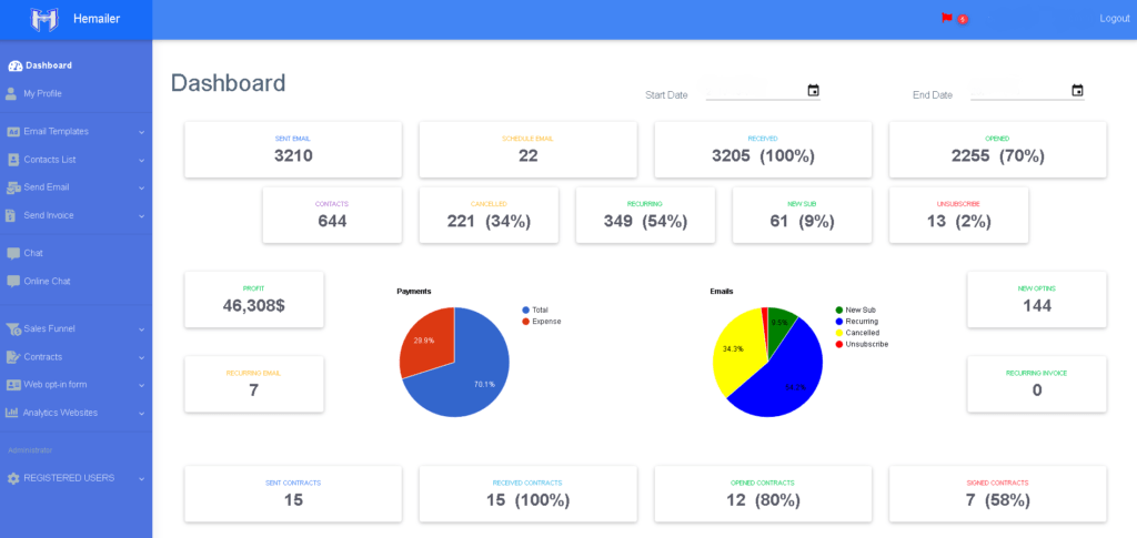 crm and email marketing software